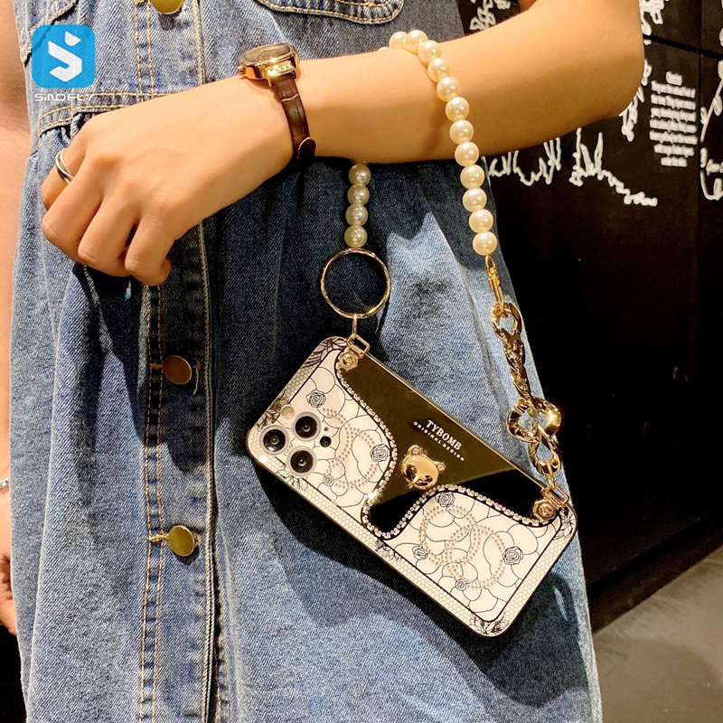 Lanyards chain phone case for Iphone 13 pro max